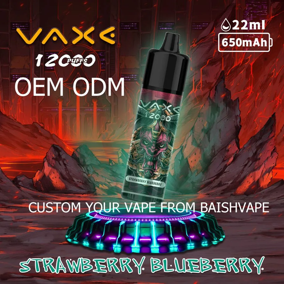 Vaxe 12K Puffs Zbood Private label Pi9000 Europe Cute Luckee Vuse Go E Cigarette Disposable Vape