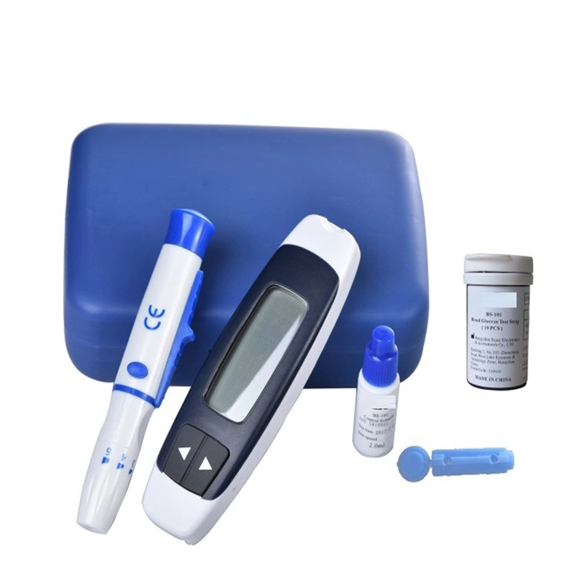 Glucomètre médical, glucomètre, lecteur de glycémie numérique, bandelettes de test de glycémie (homologation ce, ISO)