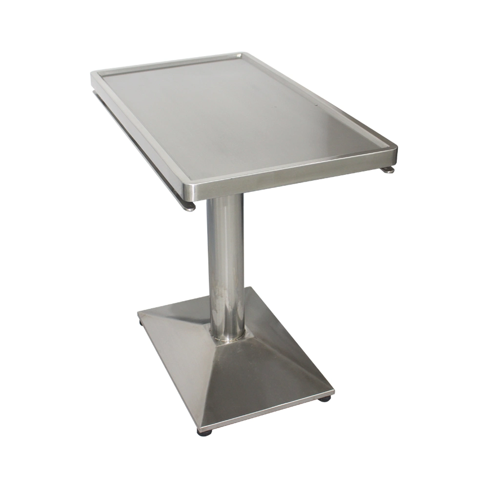 Veterinary 304 Stainless Steel Flat Panel Electric Lifting Pet Treatment Table Puppy Dog Height Medical Disposal Clinic Platform