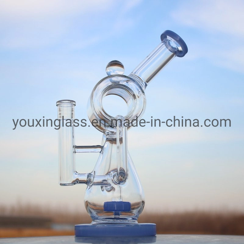 Wholesale/Supplier Recycler Bubbler Colorful Glass Smoking Water Pipe DAB Oil Rig