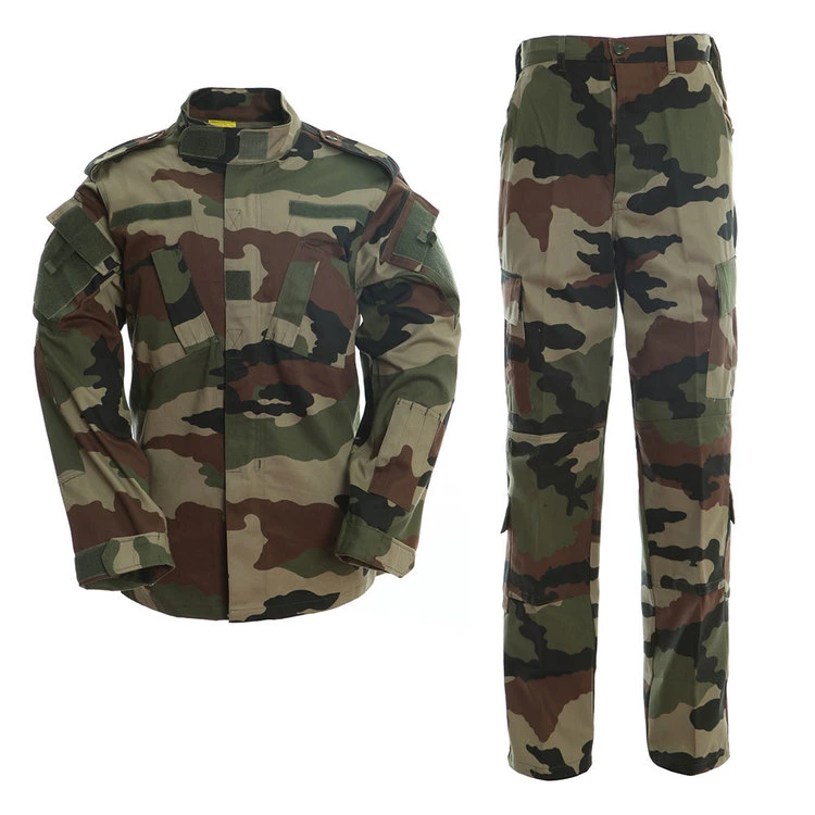 Hot French Military Style Uniform Camouflage Army Style Uniform Supply