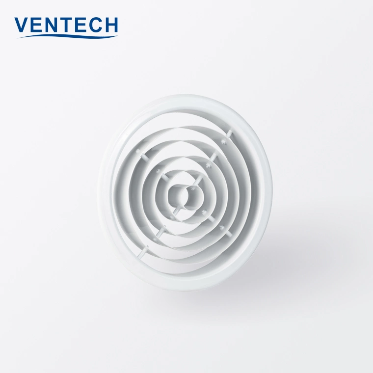 HVAC System Direction Adjustable Multi Ring Air Jet Round Diffuser