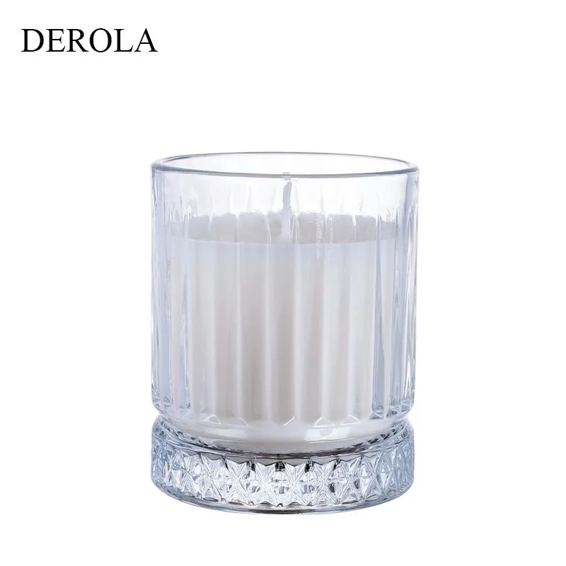 Wholesale/Supplier Decorative 6oz 8oz Round Custom Color Glass Candle Holder for Home/Party/Wedding