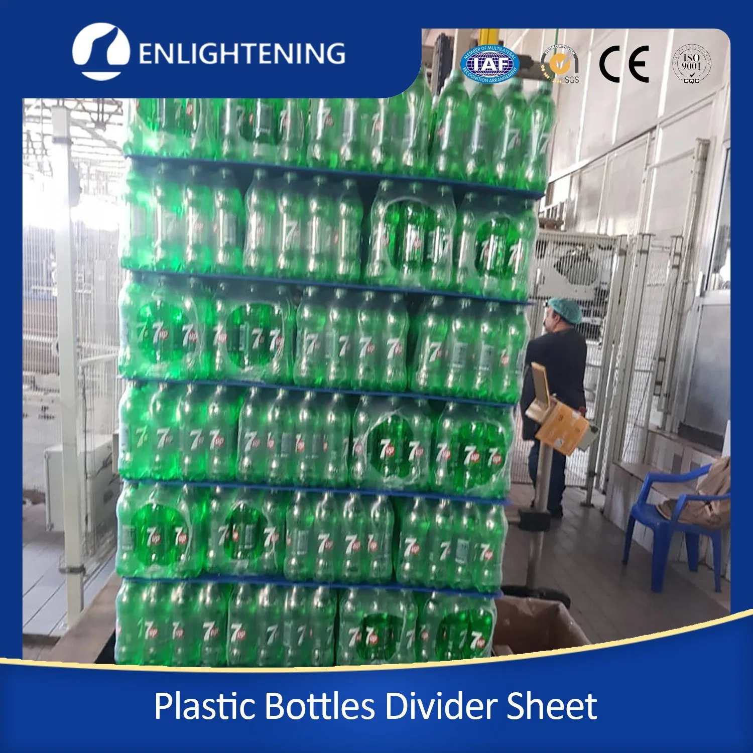 Fluted Corrugated Plastic PP Bottles Packing Layer Pads Use for Brewery Bottle Storage Beer Transportation