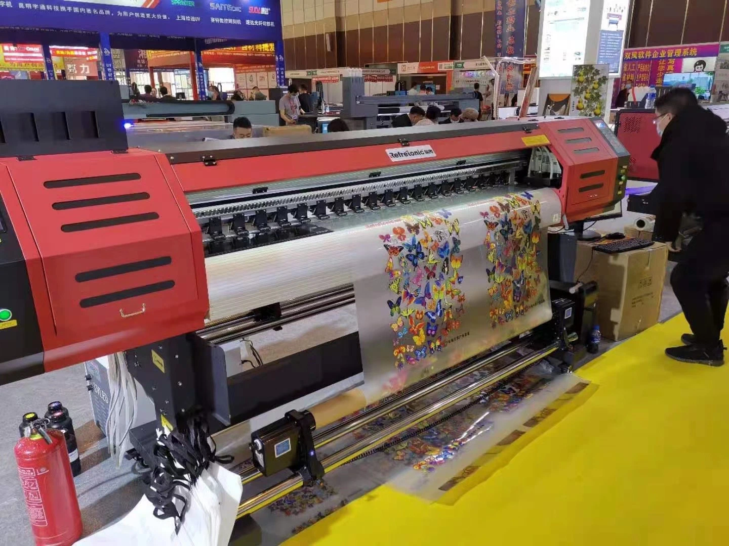 180cm Printing Width Format Digital Printer 2dx5/I3200 Printhead 1440dpi