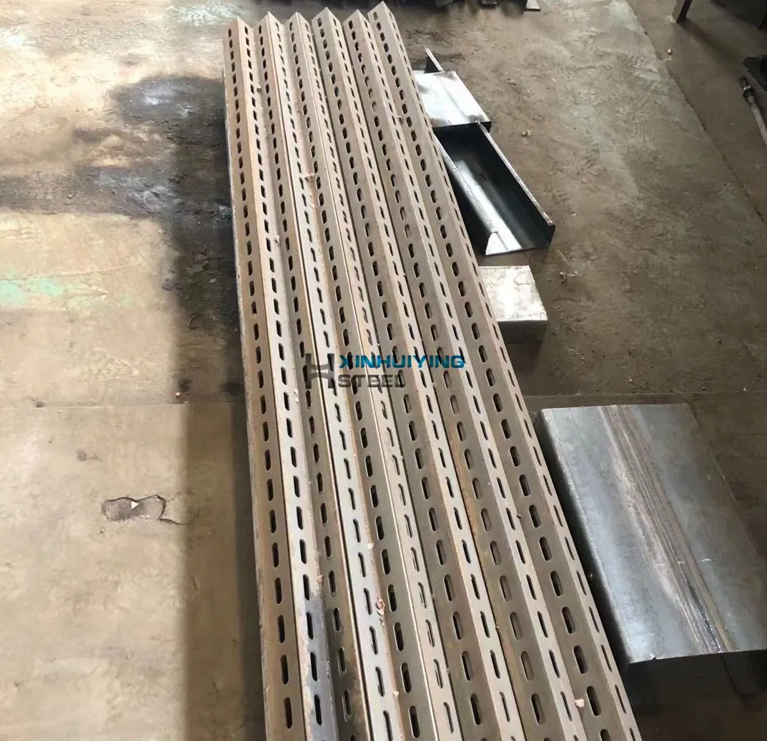 CNC Slotted Galvanized Steel Power Tower Cross Arm