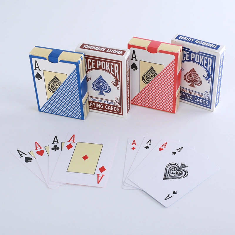 Cartes de poker en plastique à impression de cartes vierges en PVC personnalisées