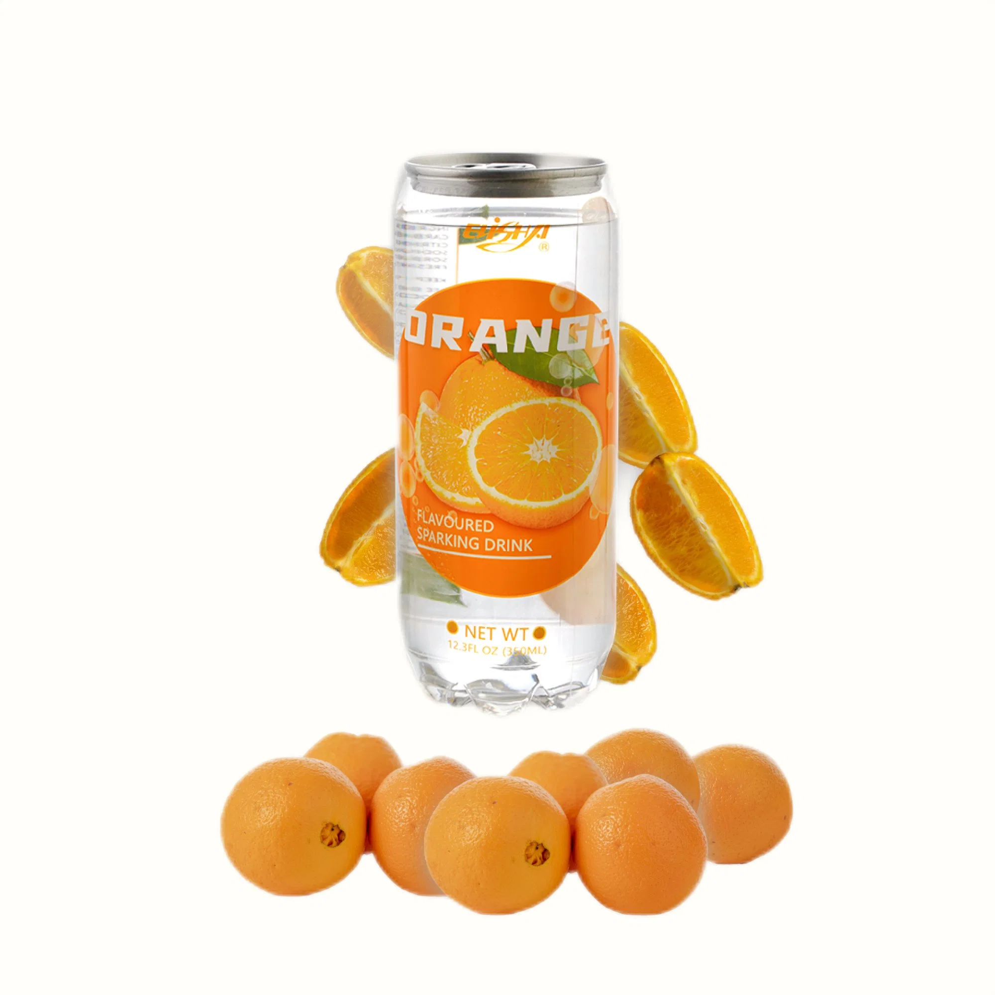350ml Eau de boisson gazeuse Soda pétillant actualiser l'eau de boisson à saveur orange