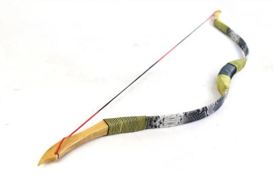 30-40-50lb traditioneller Langbogen Handgefertigter hochwertiger Recurve Bogen für das Reiten Bogenschießen Jagd Praxis der Jugend