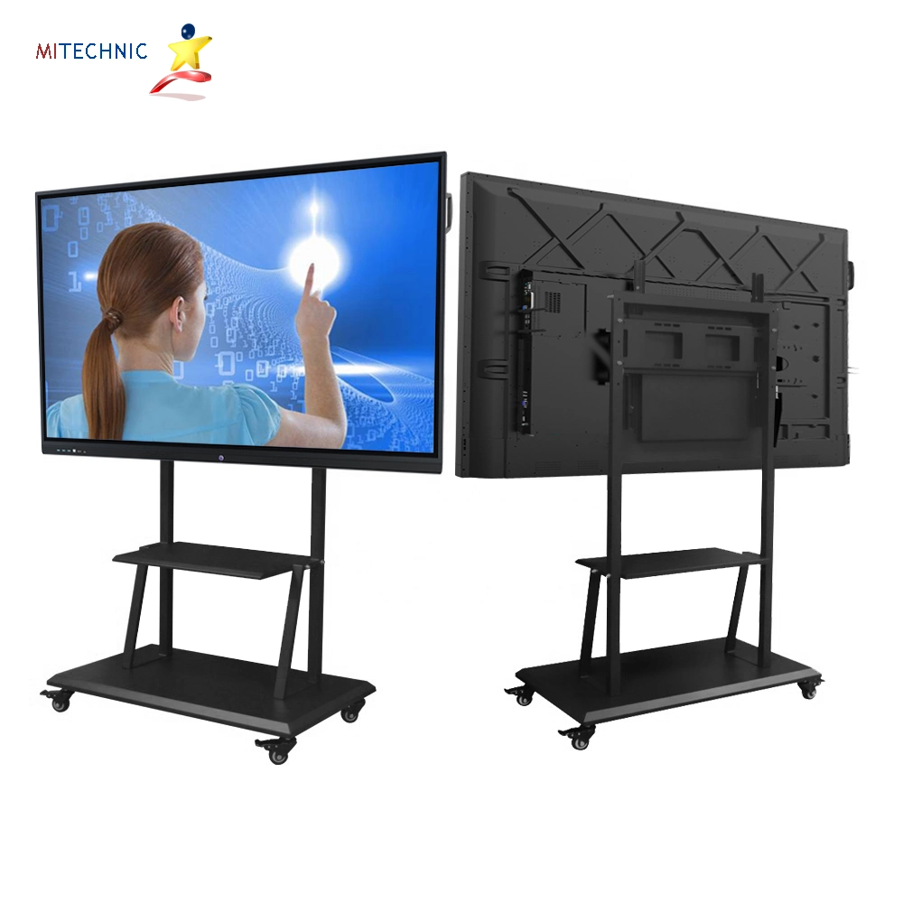 75 Inch Infrared LED Touch Computer Touch Interactive Flat Panel Smart Miboard Kiosk Conference Meeting Whiteboard Board 20 Points for Education