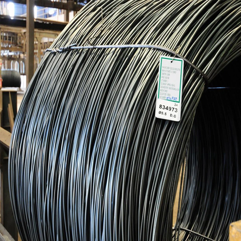 Low Carbon Steel Wire Rod Alloy Steel Add Boron Black Wire