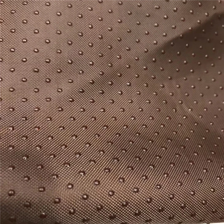 Twill Gabardine Dots Coated Antiskid Non-Slip Anti Slip Fabric for Slipper Mattress