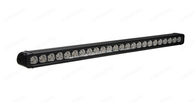 Lmusonu 240W Offroad Spot Flood Combo Beam Straight Single Row LED Lighting Bar 40 Inch