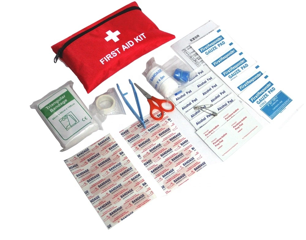 Boîte de rangement rouge professionnelle pour boîte de premiers soins avec certification ce