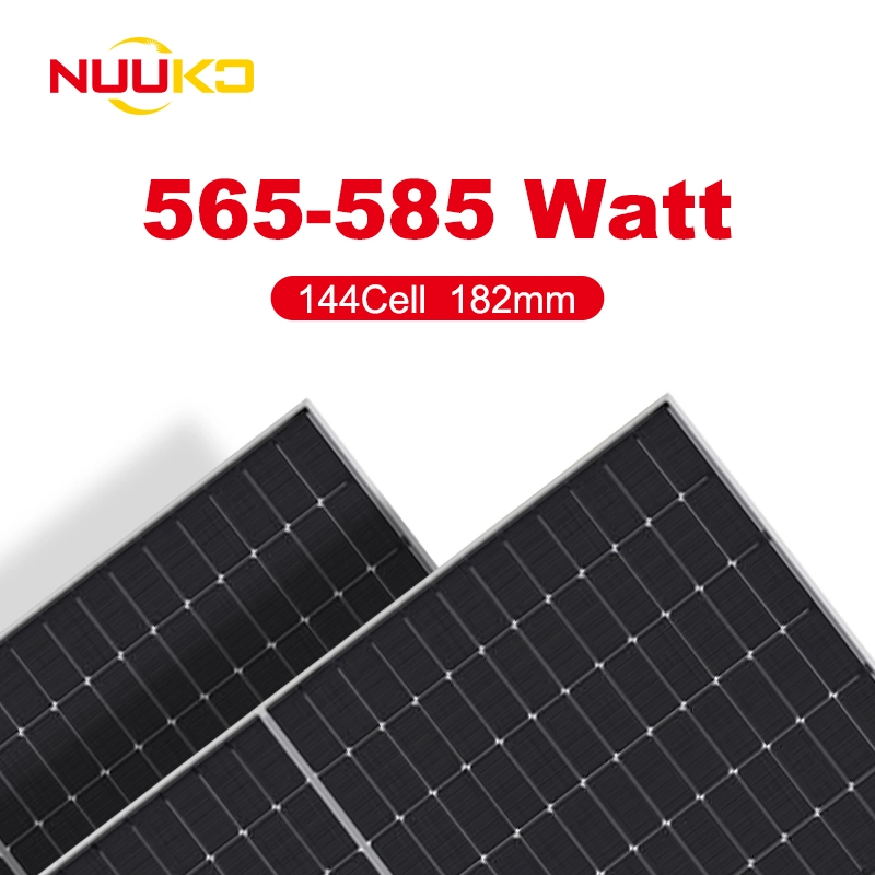 Nuuko N-Type Topcon 16bb 565W pour l'usine de systèmes d'énergie solaire Prix