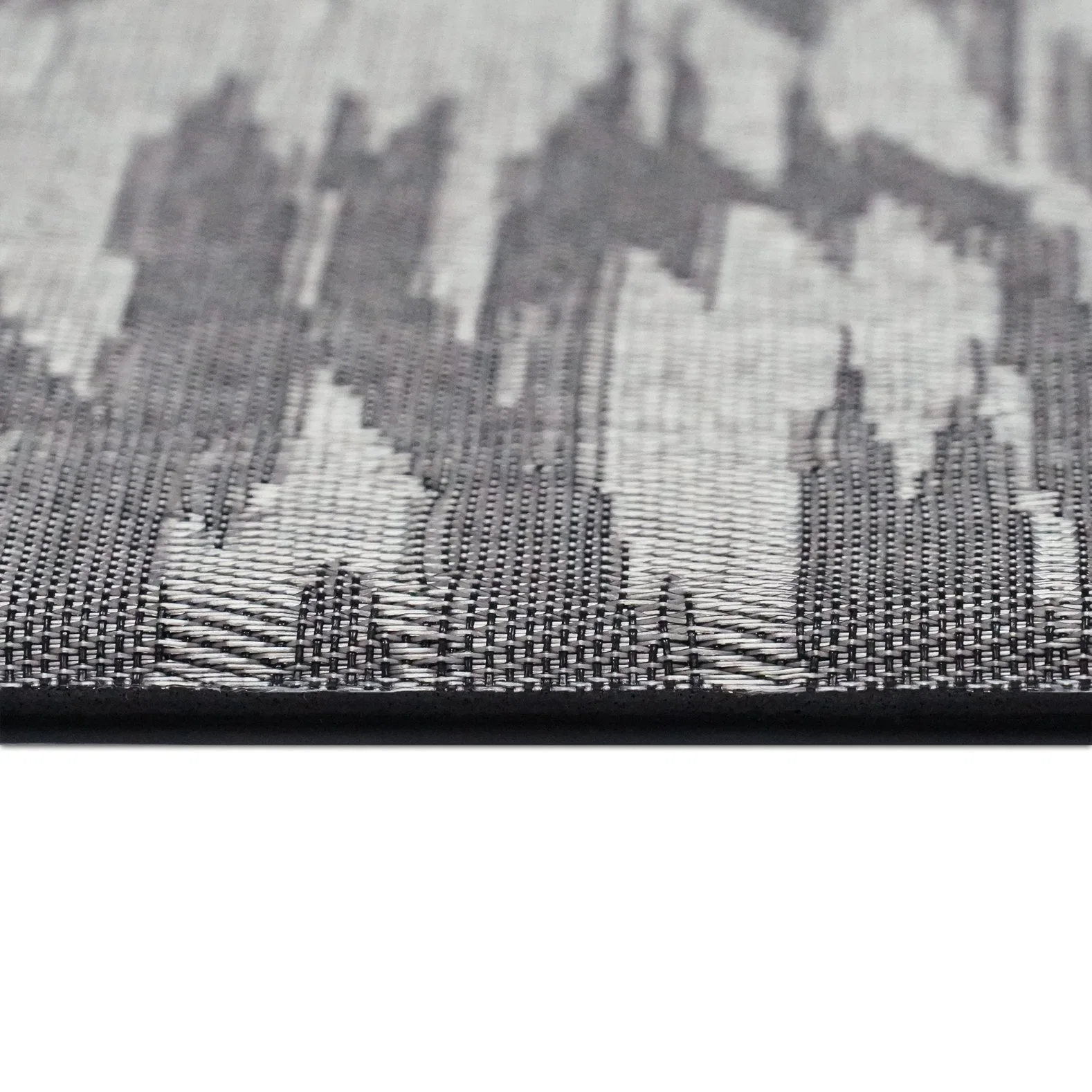 Гарантии качества Non-Slip кухня Anti-Fatigue постоянного коврик из жаккардовой ткани с матерчатым верхом текстильных изделий из ПВХ