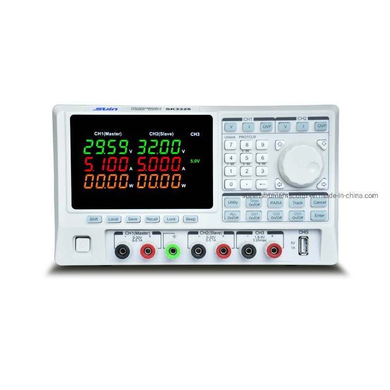 Tipo de banqueta Sk3323/3325/3503 Fuente de Alimentación DC Programable con el estándar de salida de distribución