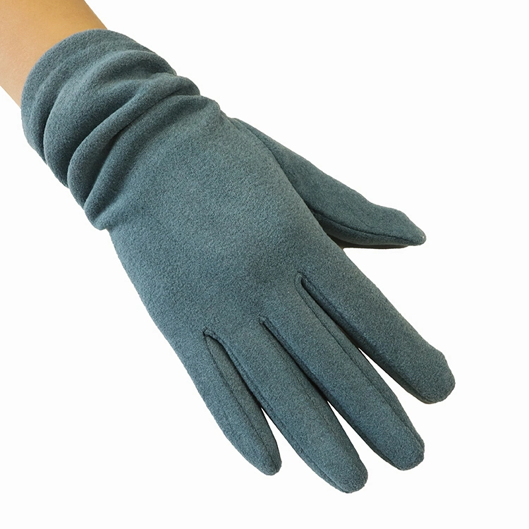 Gants d'hiver de mode de conduite des gants de protection des femmes d'écran tactile avec élastique