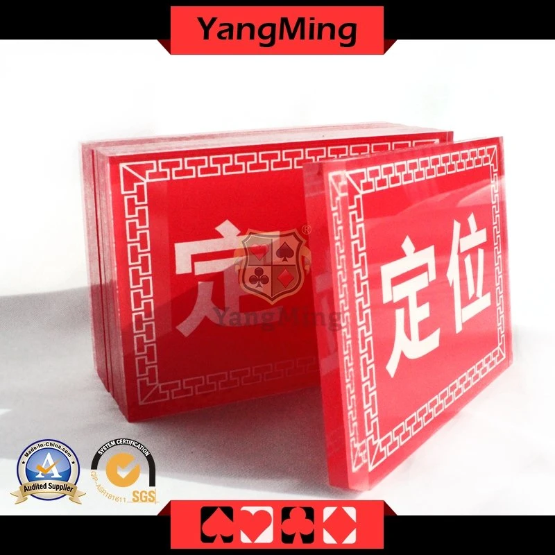 Acrylic Casino Poker Games Dedicated Custom Lace Locate Brand Ym-Le01