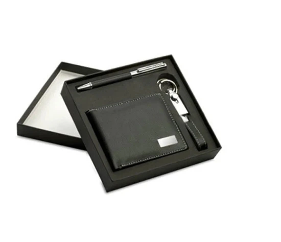 Business Promotional Gift Set with Key Chain and Wallet