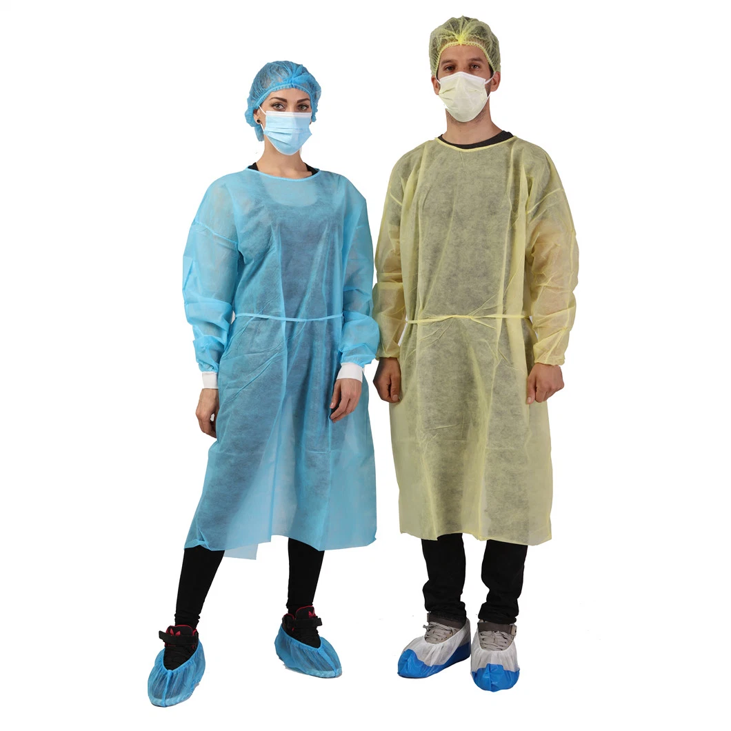 Ultrasonic Isolation Gown Medical SMS Gown Level 3 Disposable Protective Isolate Clothing