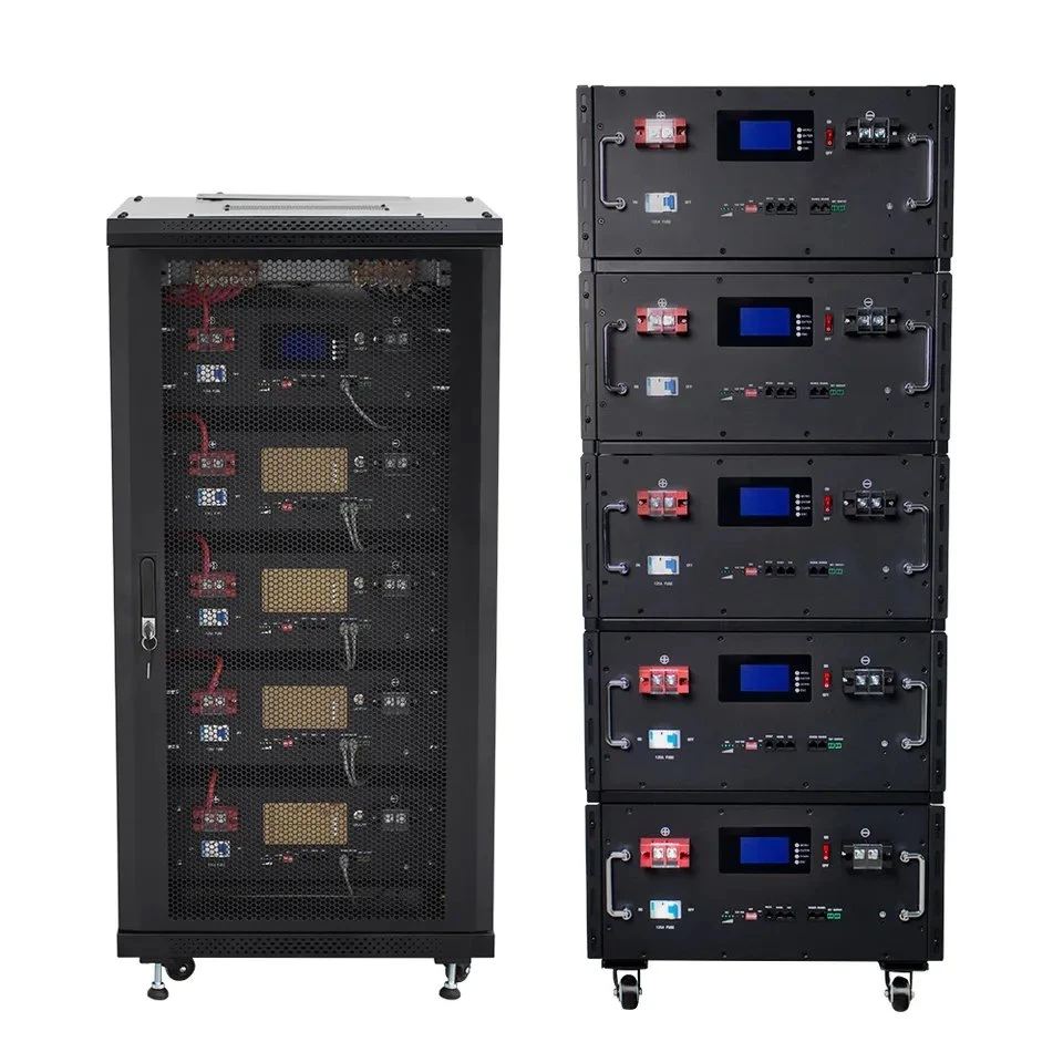 Batterie 48 V 50 ah/100 ah/150 ah/200 ah/300 ah alimentation solaire de batterie de stockage d'énergie domestique Armoire de batterie de stockage d'énergie