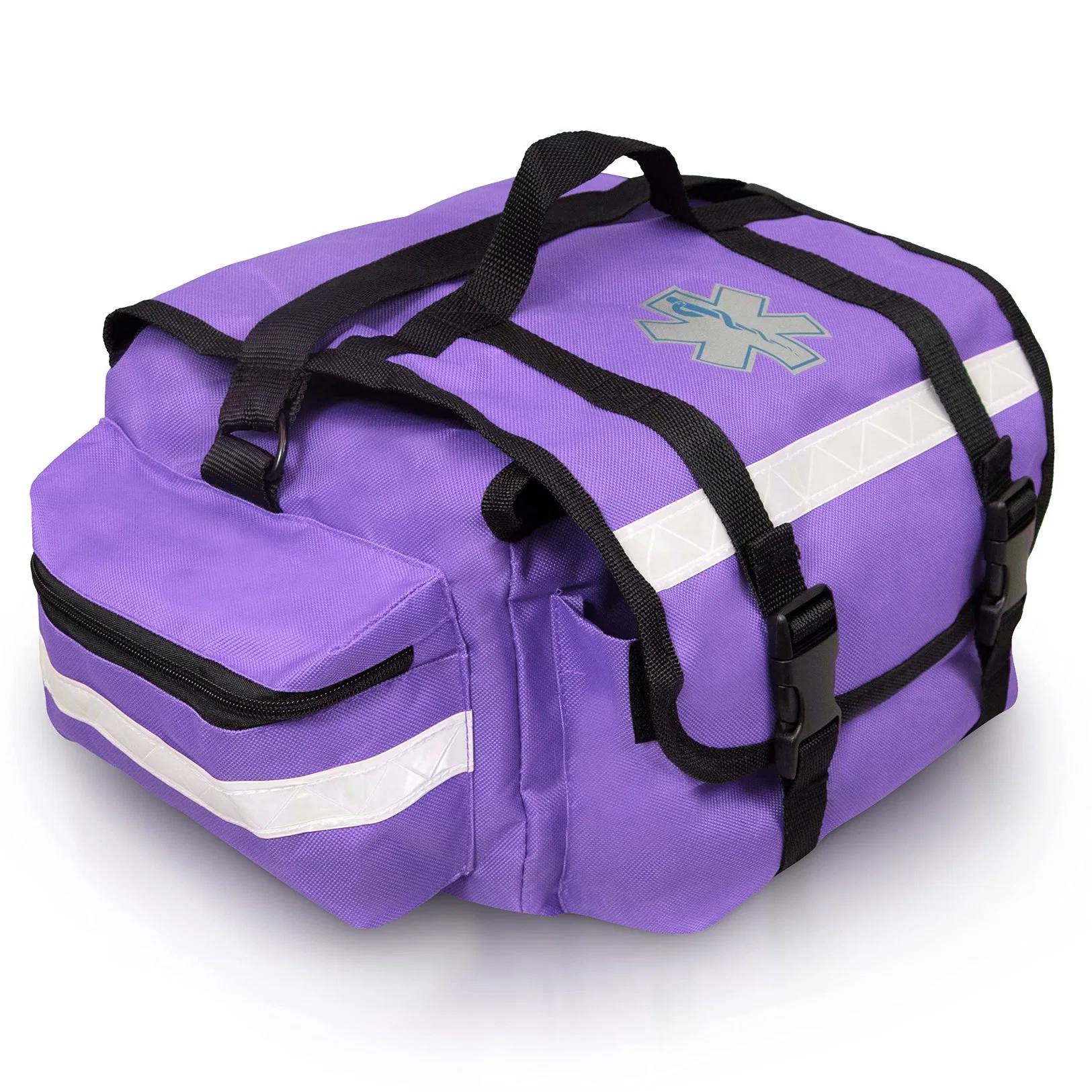 First Aid Responder EMS/EMT Emergency Medical Bag Empty 17"X9"X7" - Ideal for Paramedics, Firefighters, Nurses, Emts, Home Health Aides