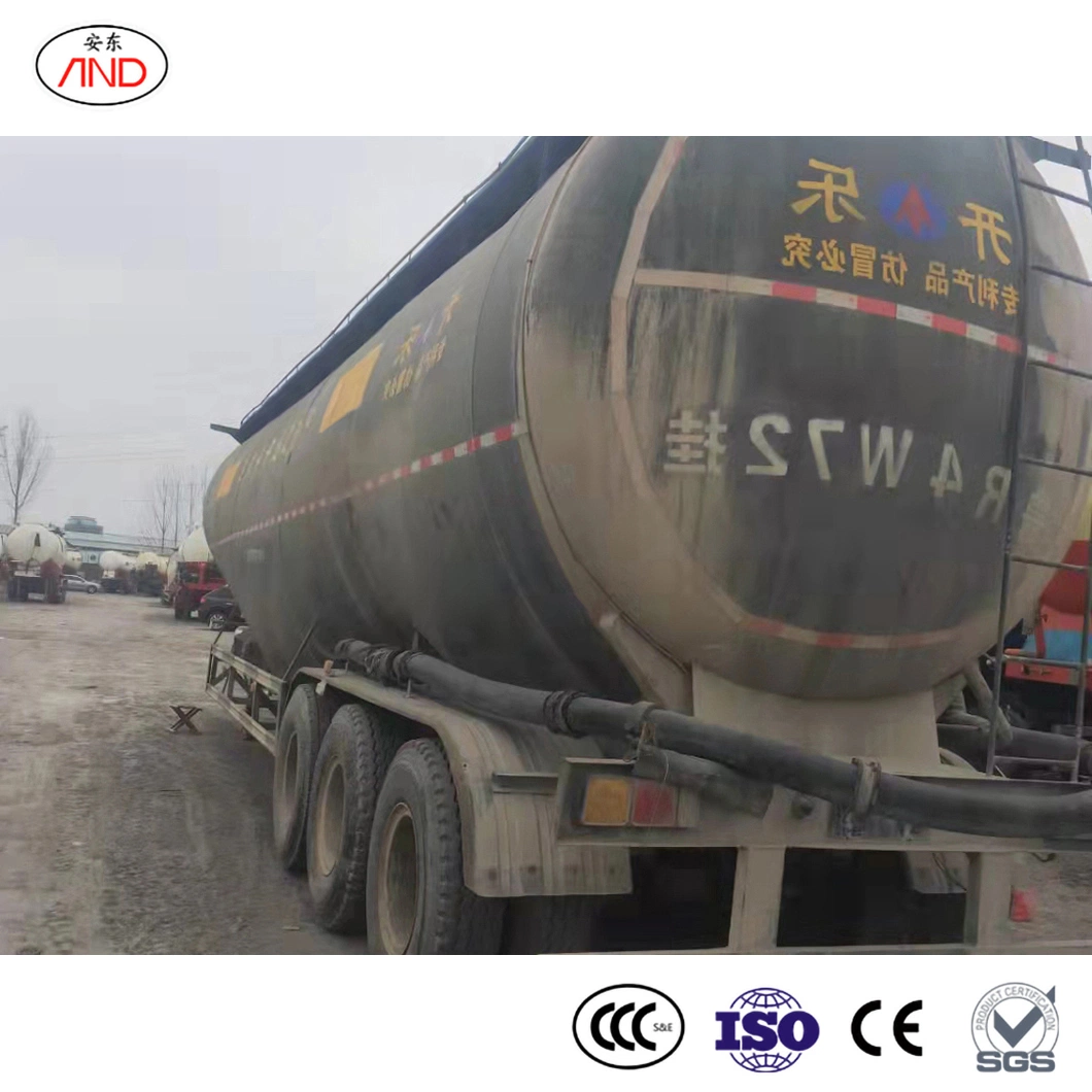 Andong Dump Truck and Trailer China Used Truck Crane Manufacturers Cement Bulk Carrier Trailer/Powder Material Tank Semi Trailer Bulk Cement Tanker Trailer