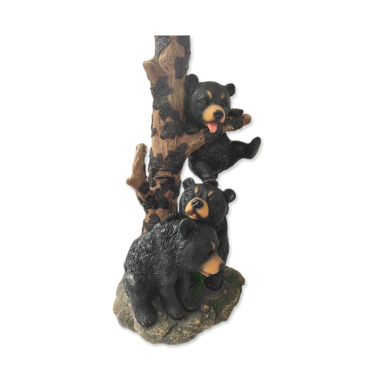 Wholesale/Supplier Custom Resin Wild Animal Statue Black Bear Decor