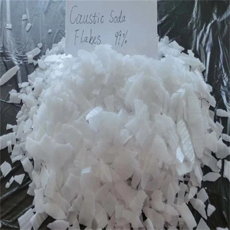 High Purity كاك صودا Flake - 99 ٪ هيدروكسيد الصوديوم NaOH لعلاج الماء