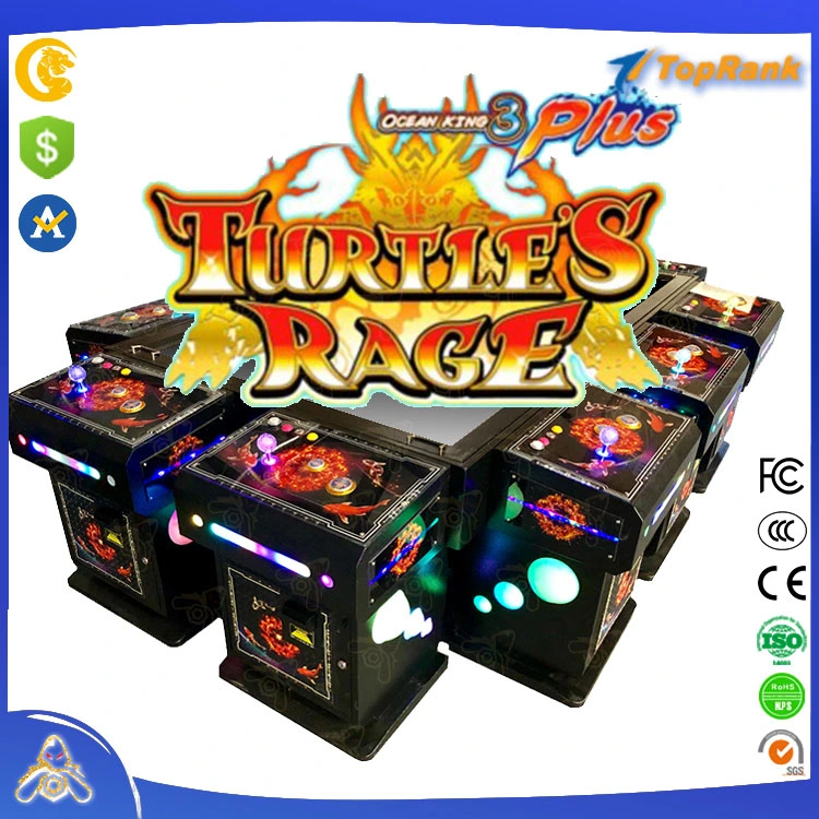 Newest Customize 65 Inch Cheap Arcade Game Fishing Game Table Gambling Machine 10 Players Ocean King 3 Plus Turtle's Rage