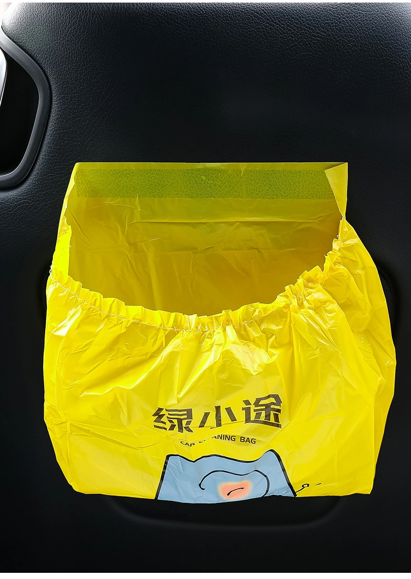 Disposable Sticky Car Garbage Bag Leak Proof Portable Removable Trash Bags for Auto Vehicle Car Interior Cleaning