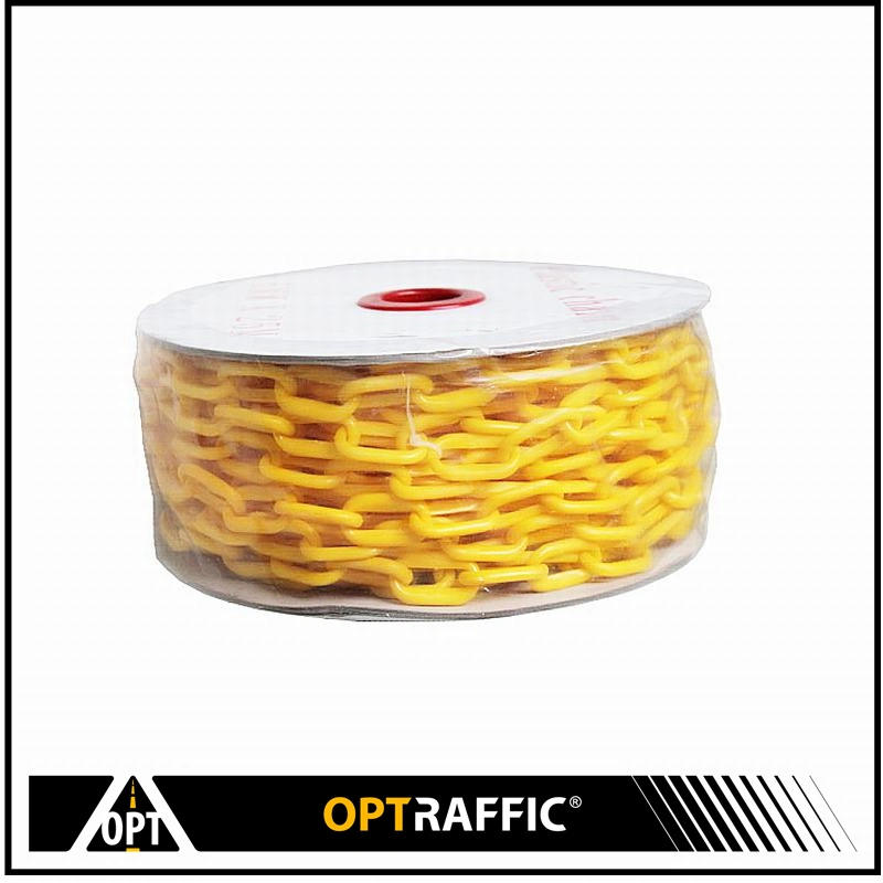 6mm 8mm Roadside Temporary Isolation Safety Caution Plastic Traffic Chain