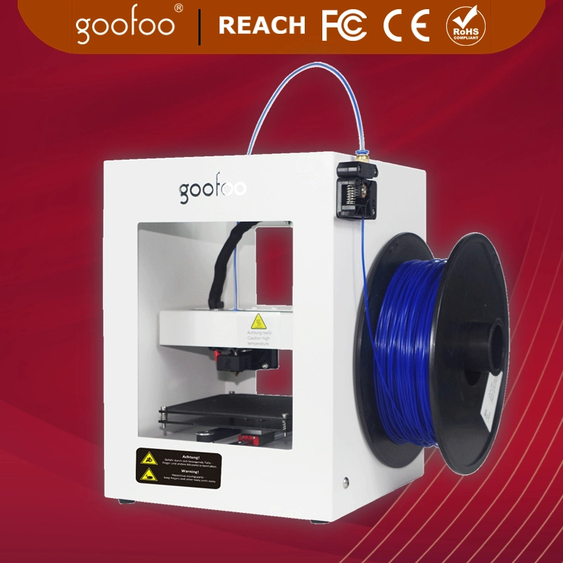 OEM ODM Education Entry Level Desktop Friendly Usage Fdm 3D Printer Build Volume 100*100*100mm of Full Metal Structure and Print with 1.75mm 3D Filament