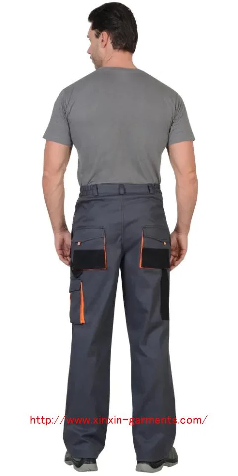 Casual hombres de trabajo al aire libre pantalones de moda, pantalones de algodón, pantalones cortos, pantalones Casual, pantalones de carga, Pantalones personalizados para hombre con reflector elástico (W2319)