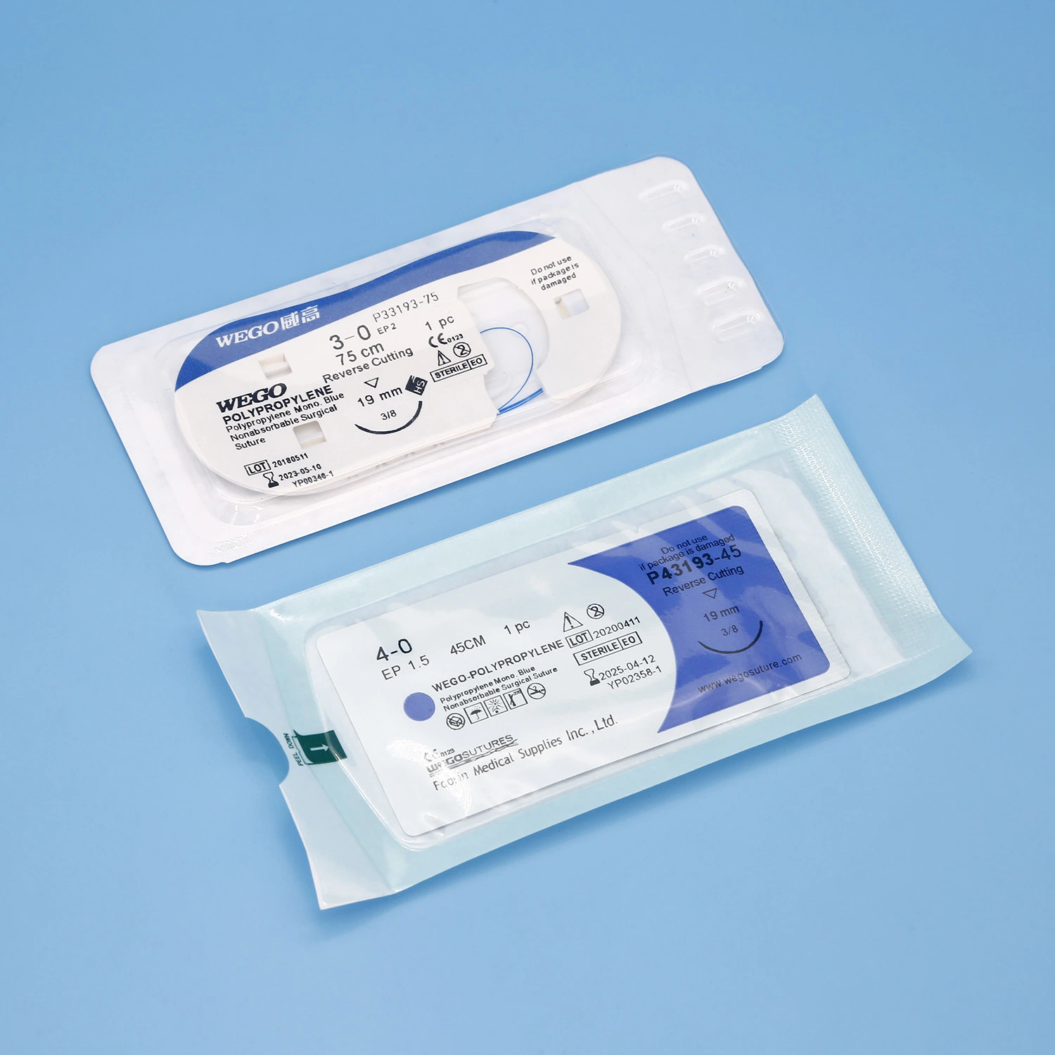 Blue Polypropylene Surgical Suture Products