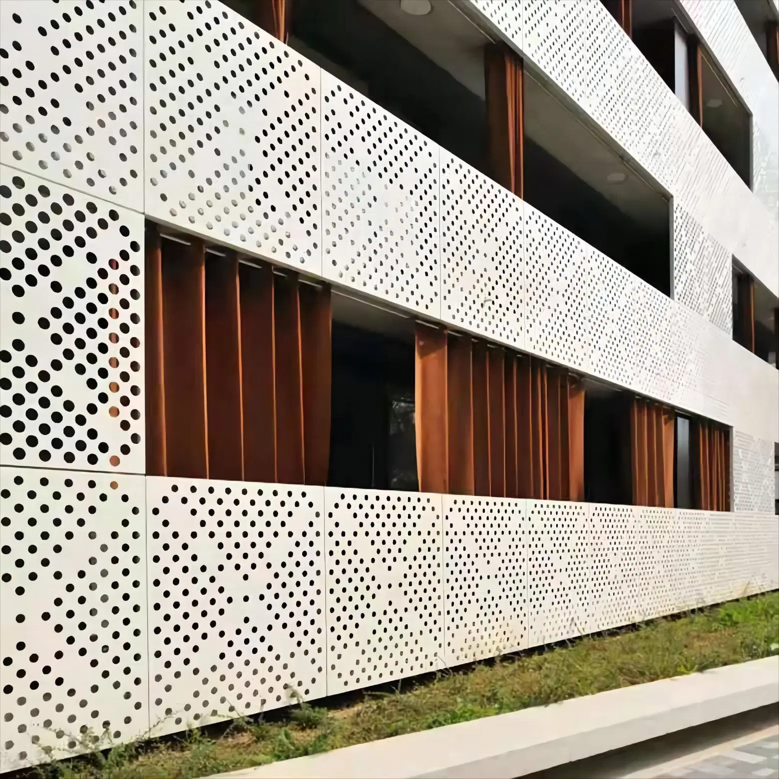 Foshan fachada de edificio Chapa de aluminio Panel sólido Cortina de revestimiento de metal Proveedor de material de pared