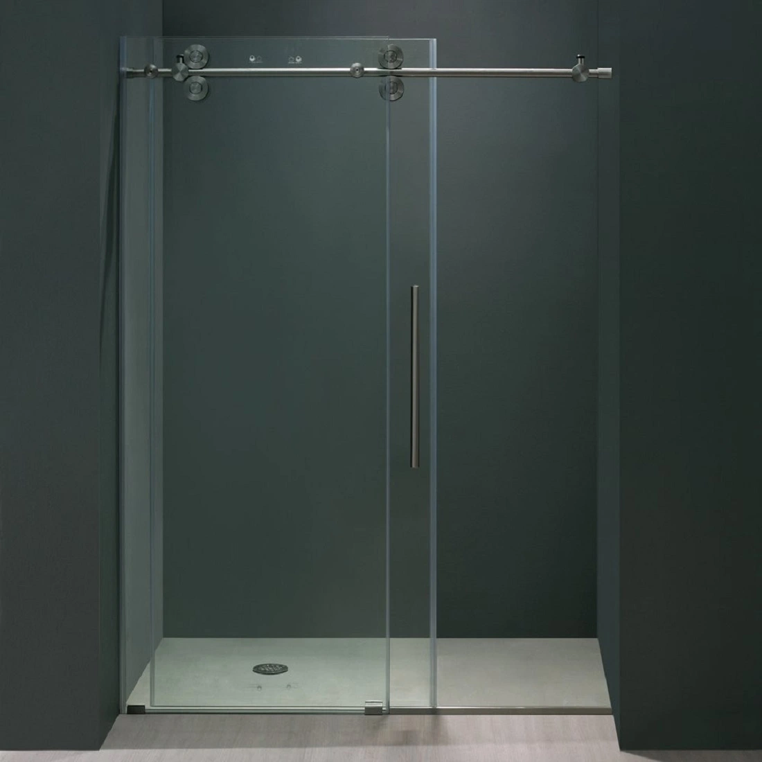 Schieben von Shower Door Enclosure mit Edelstahl 304 Hardware