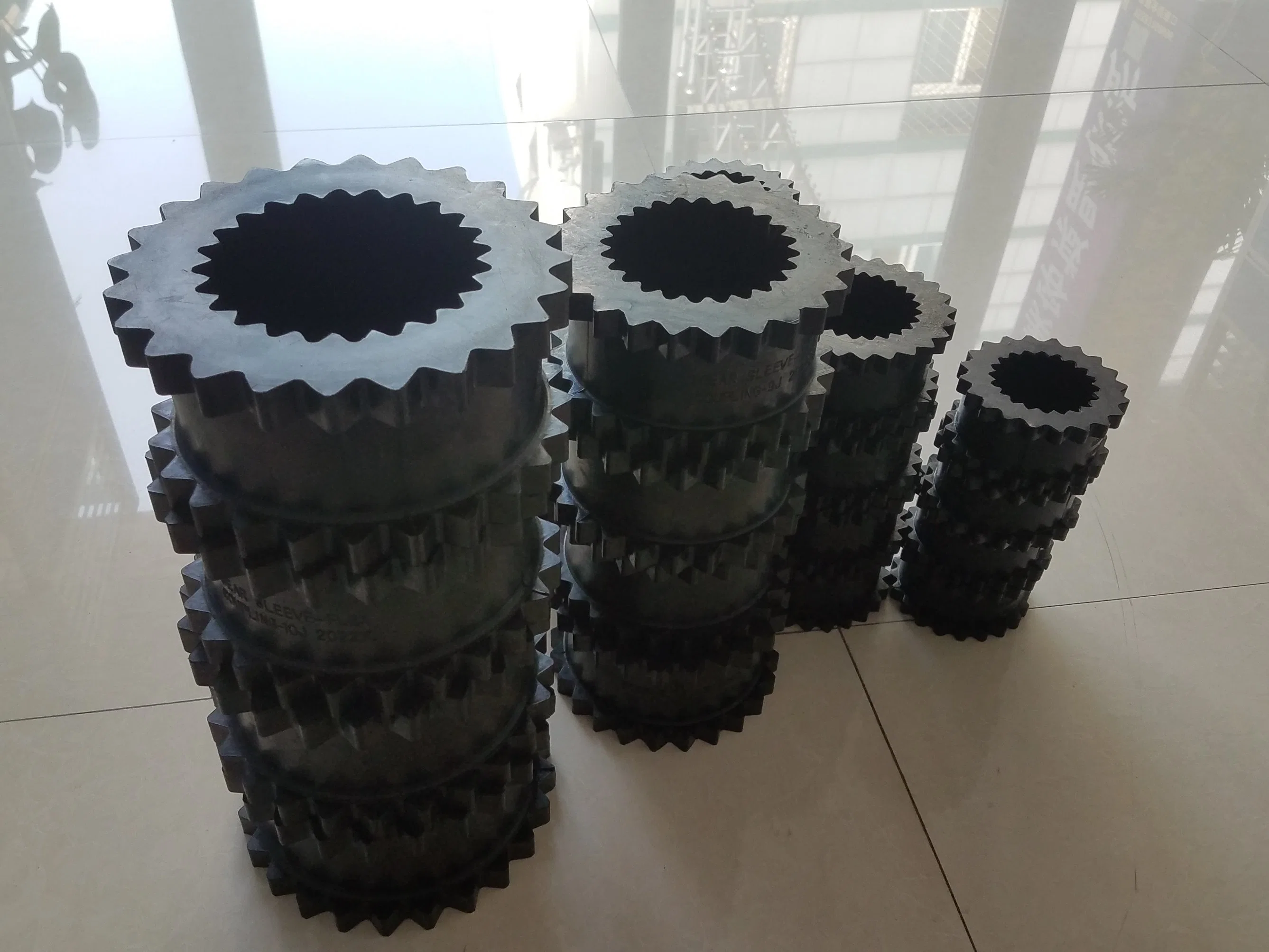 Black Color Rubber Gear Coupling, Rubber Gear Sleeve 3-14j with High quality/High cost performance 