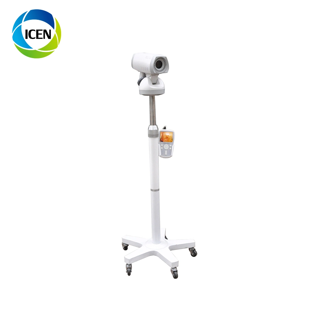 In-G9800A equipos médicos Colposcopio Digital Imaging System Especificaciones LED blanco Fuente de luz para Colposcopio