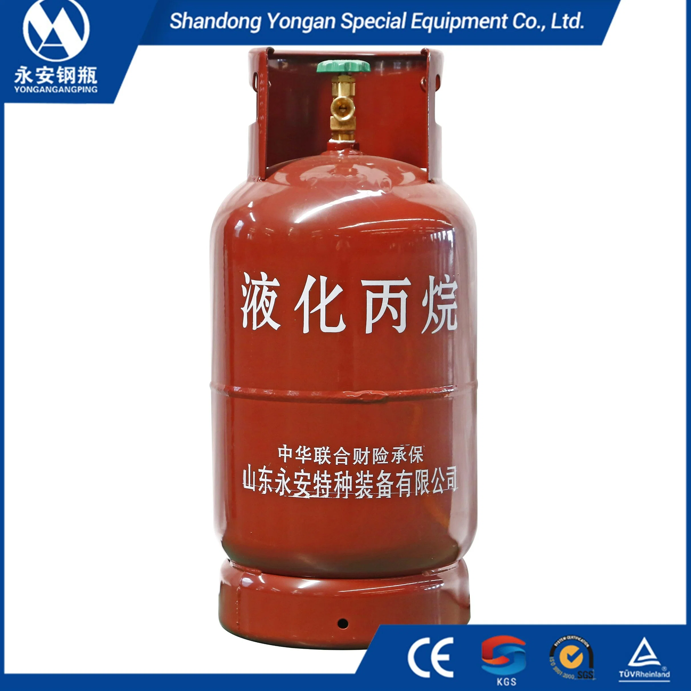 GB/T5842/ISO4706 Camping Use Ya Dairy Machine Cooking Cylinder ODM 12.5kg