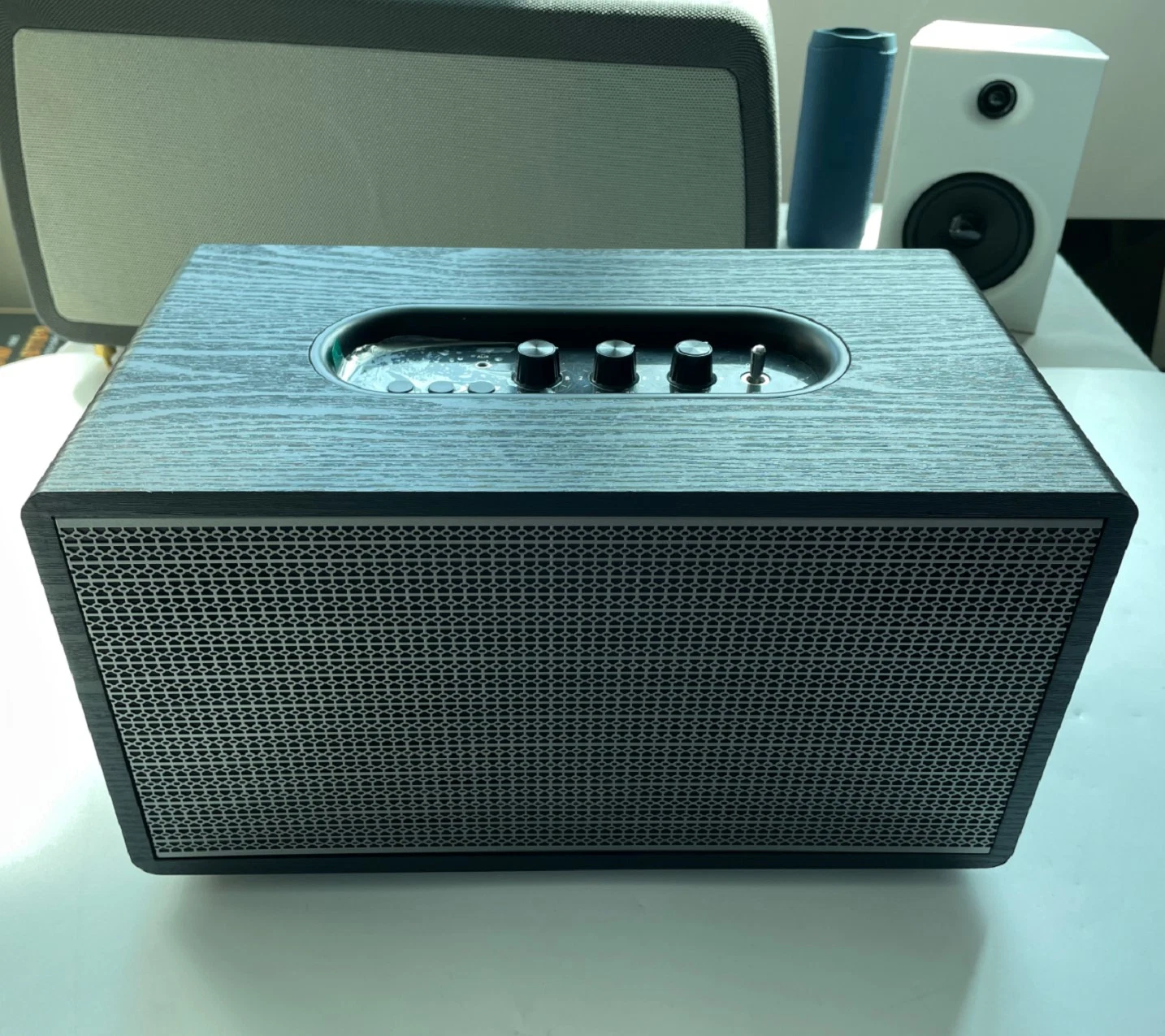 High quality/High cost performance Wooden 80W Bluetooth Speaker Wireless Powerful Bass Party Box