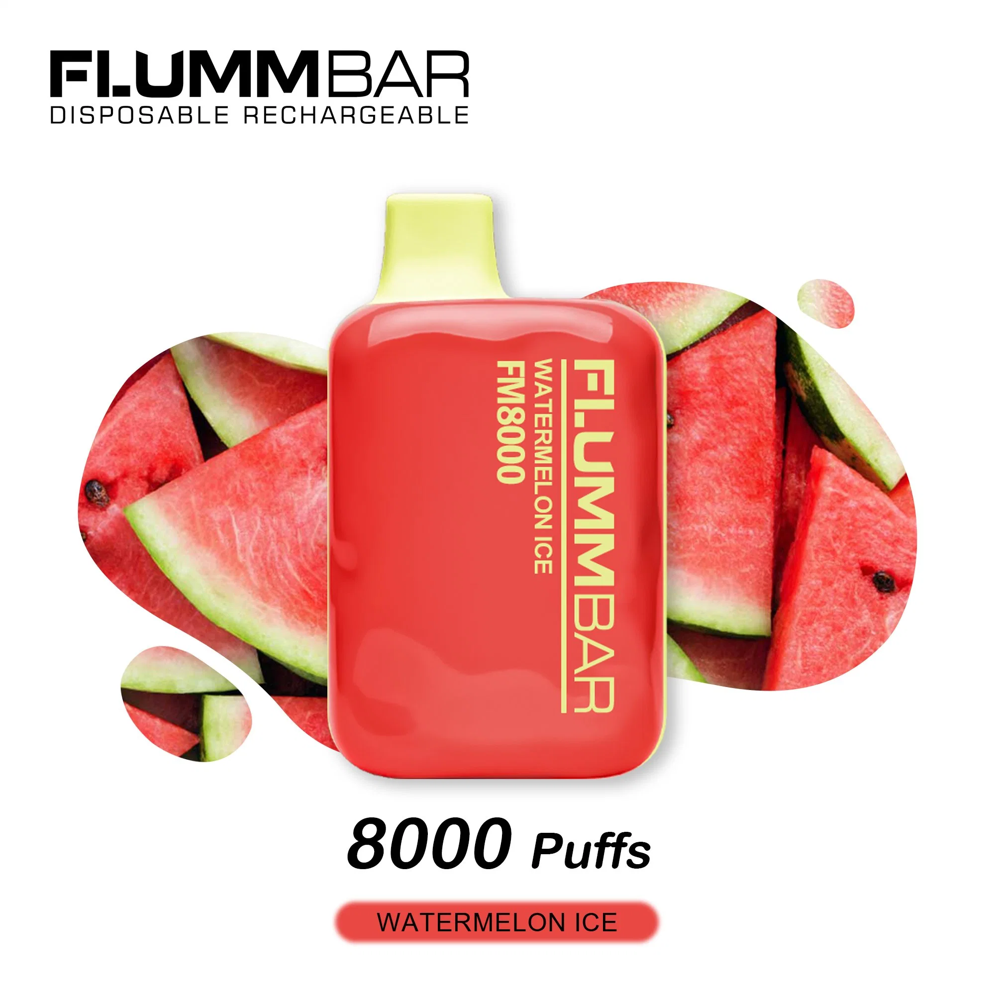OEM Precio de fábrica 10 Flummbar Flummbar 8000 Puffs Disposable/Chargeable E Venta de cigarrillos VAPE