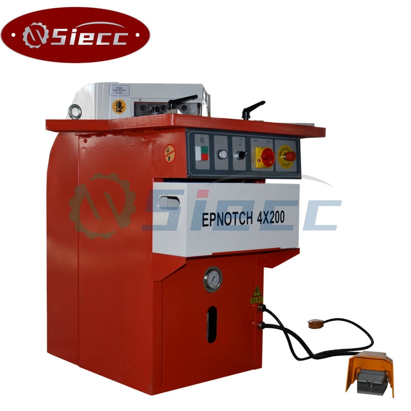 Low Noisy Manual Hydraulic Sheet Metal Corner Notching Machine