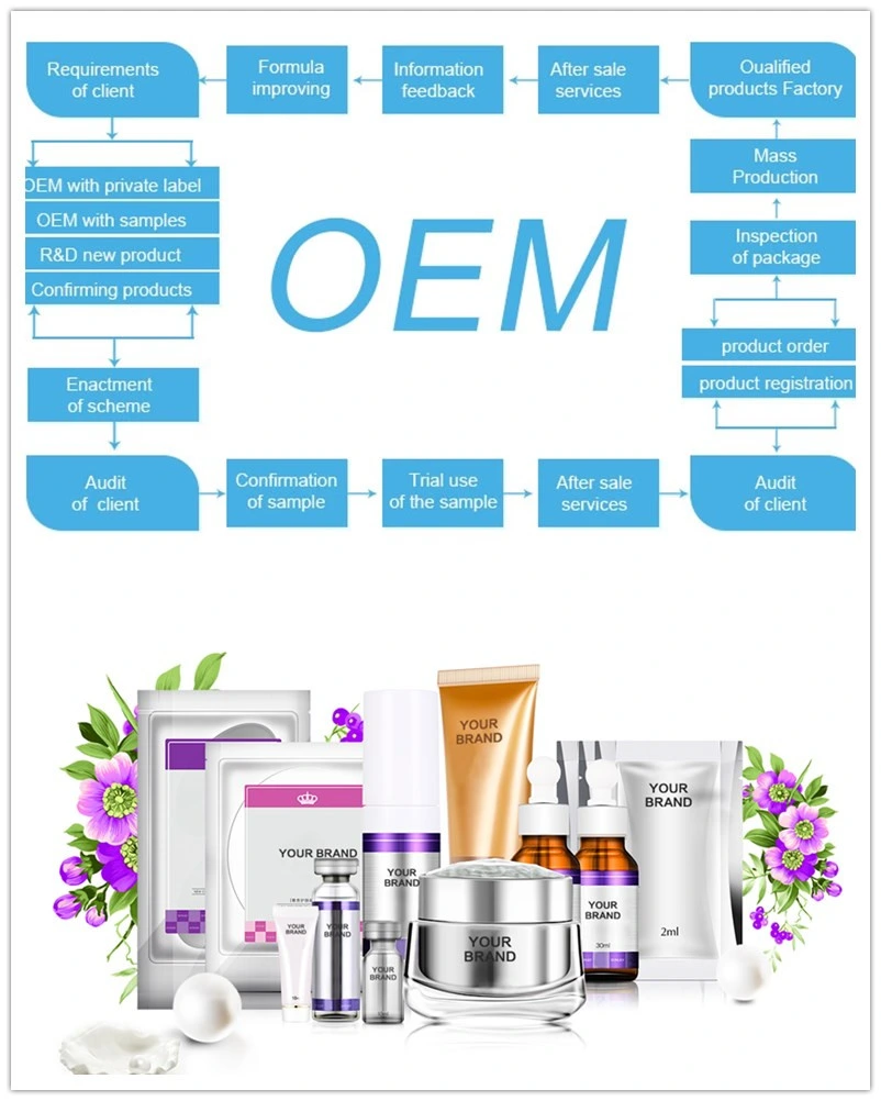 Proporcionar el servicio de OEM de cosmética facial cosmética Cuidado de la piel productos de cosmética belleza Set