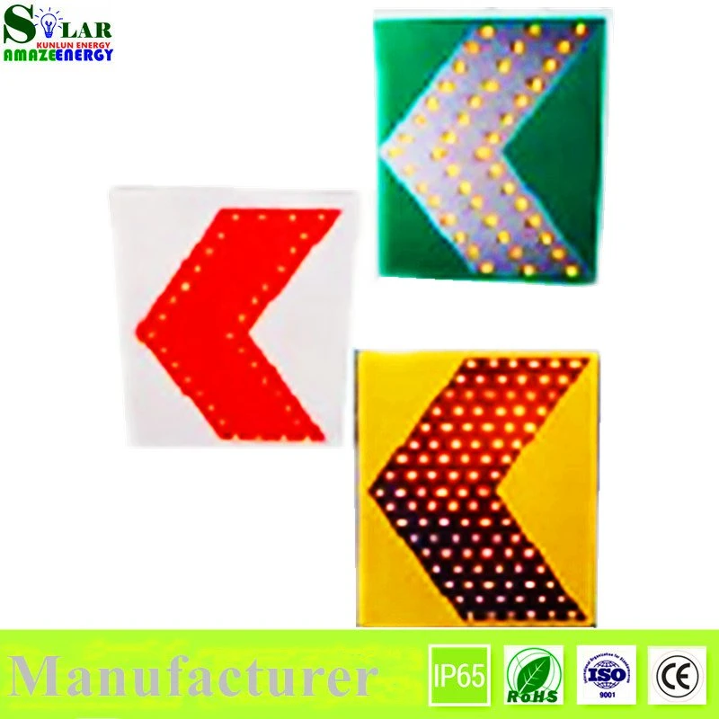 Energy Saving Solar Traffic Sign LED Lamp of Outside Road Solar Safety Warning LED Light