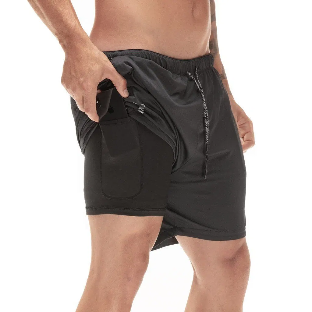 Mens Running Shorts Quick Drying Training Exercise Jogging Short