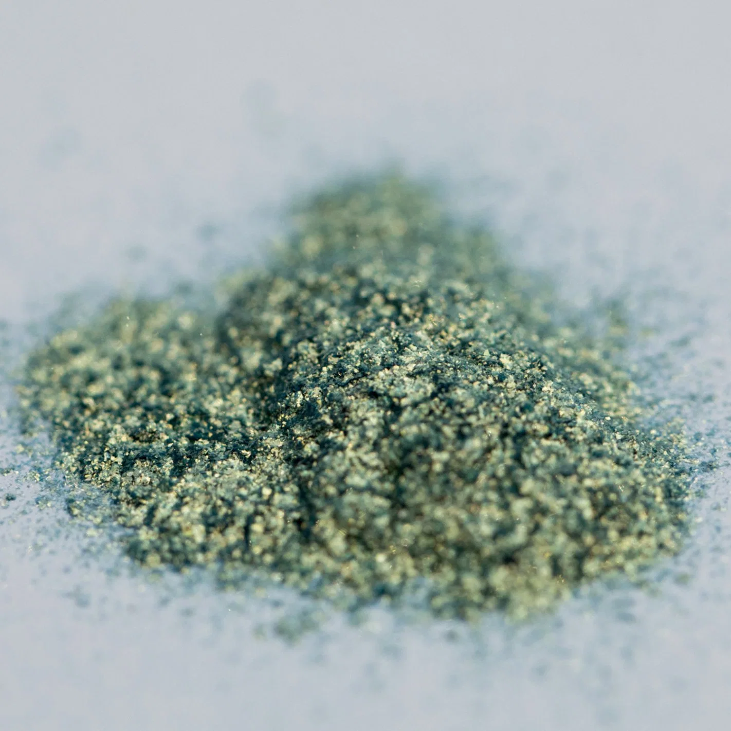 Les pigments perlés Diamond Luster Pigment d'effet d675g flocon en verre vert solide plastiques, de l'impression et application du revêtement