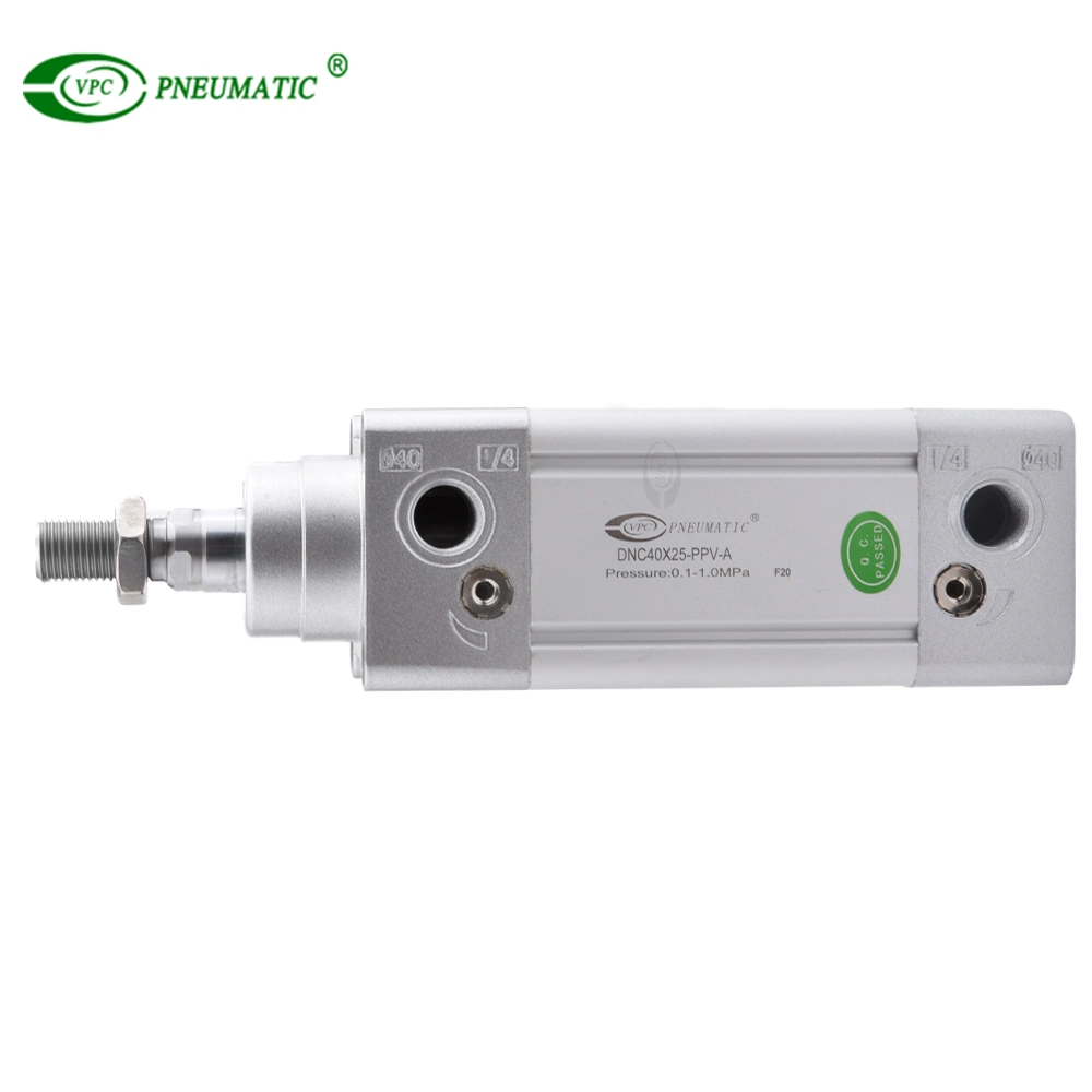 ISO6431 Standard Cylinder DNC Series Adjustable Cushion Double Acting Pneumatic Cylinder