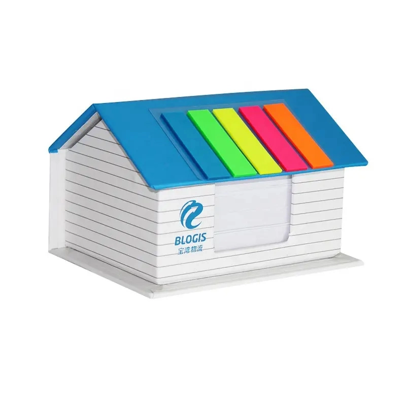 High quality/High cost performance  New Design Eco Different House Shape Sticky Notes for Promotional